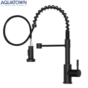 Aquatown A010 Modern Pull Down Kitchen Faucet Single Handle Mixer